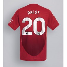 Manchester United Diogo Dalot #20 Hjemmedrakt 2024-25 Kortermet